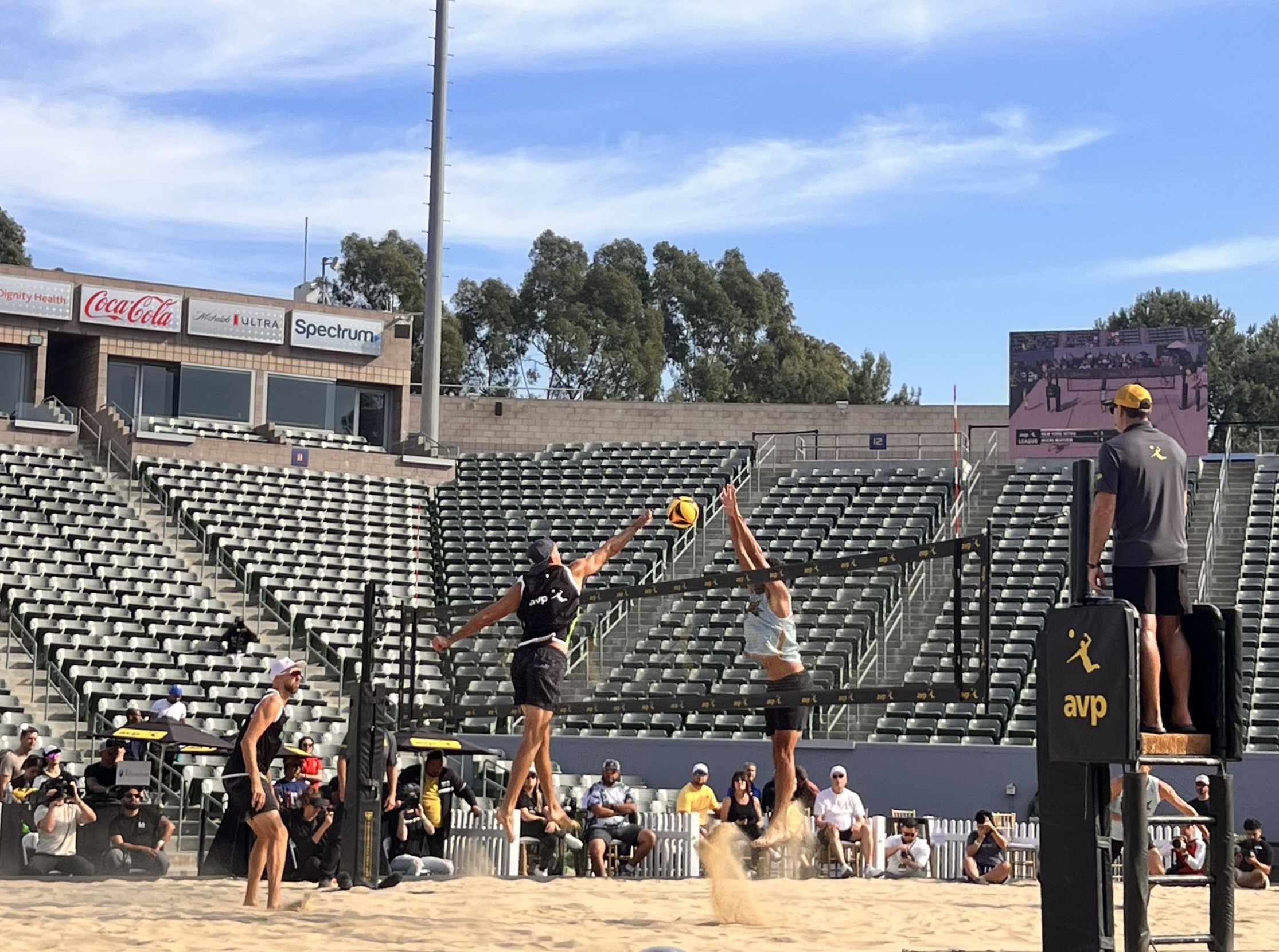 Pro volleyball spikes down at Dignity Health