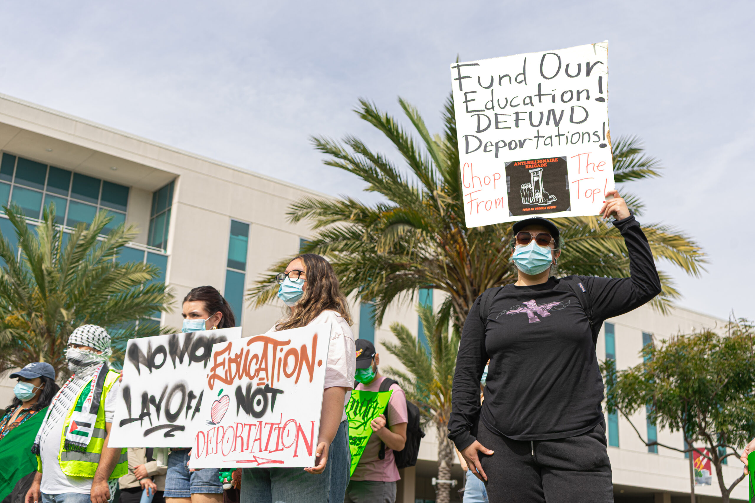 Toros stage walkout over budget crisis, concerns over campus safety